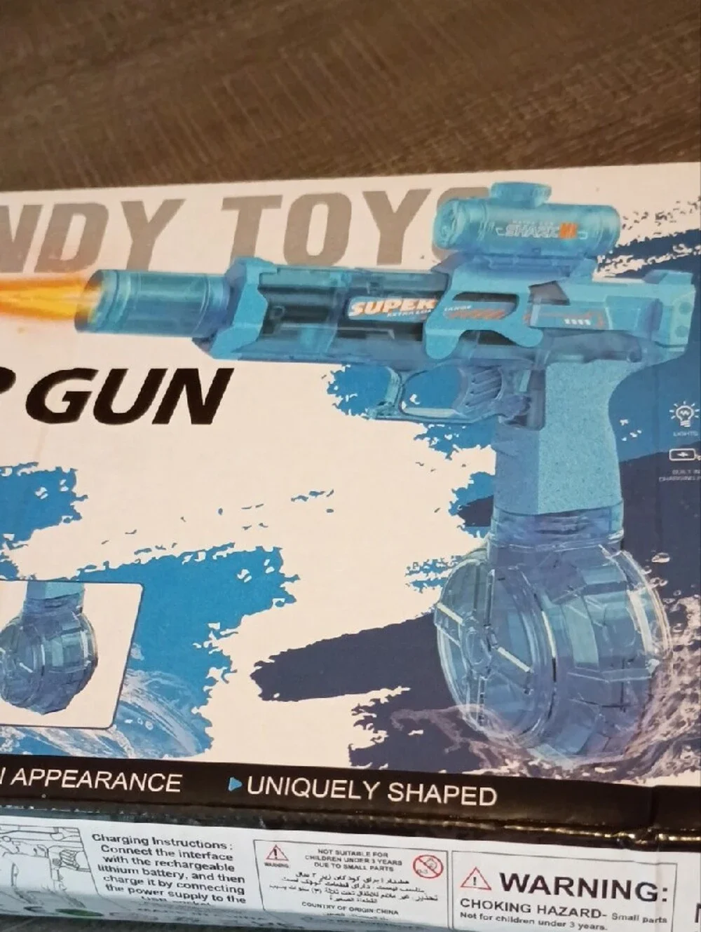 Electric Water Gun - Black and Red